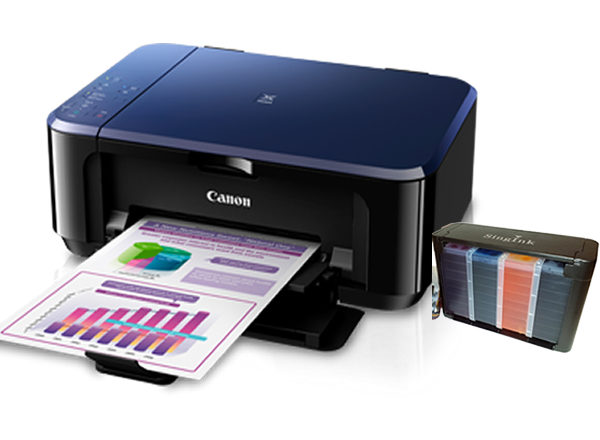 Máy canon e560 lắp mực liên tục