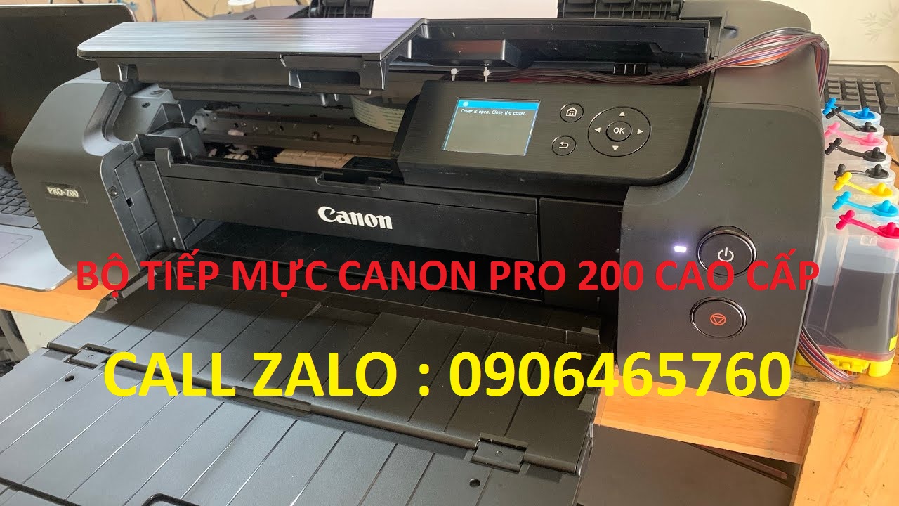 bộ tiếp mực ngoài canon pro 200 cao cấp