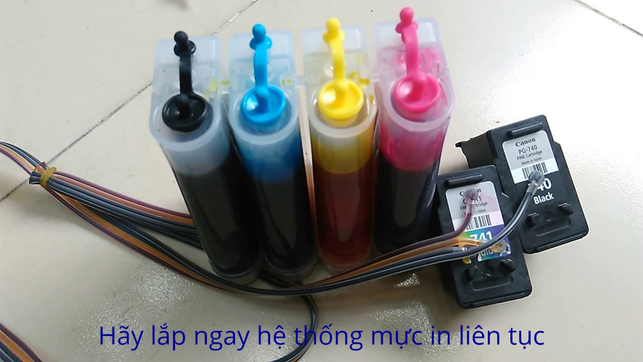 bộ tiếp mực ngoài máy canon mg3570